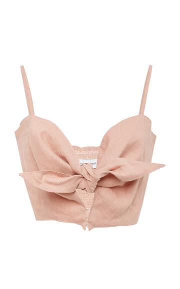 Faithfull De Fiori Cropped Knot Top