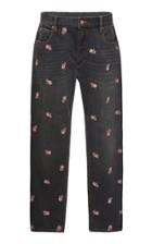 Isabel Marant Toile Cliffy Embroidered High-waist Slim-leg Jeans