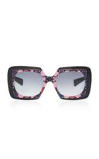 Emilio Pucci Sunglasses Geometric Square-frame Acetate Sunglasses