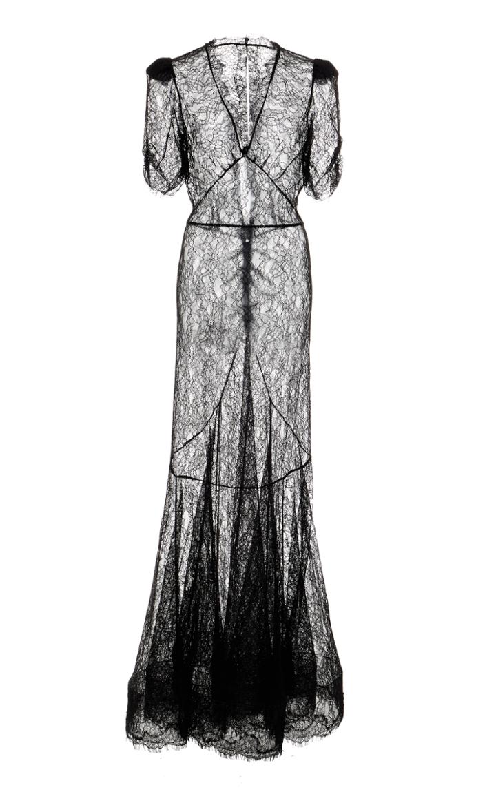 Brock Collection Dorrie Daisy Chantilly Lace Dress