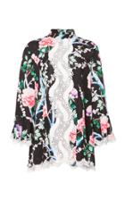 Andrew Gn Lace Embroidered Floral Tunic