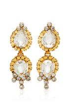 Nicole Romano Lumi 18k Gold-plated Crystal Earrings