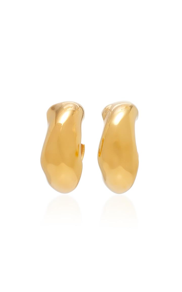 Agmes Celia Medium Gold Vermeil Hoop Earrings