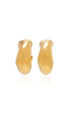 Agmes Celia Medium Gold Vermeil Hoop Earrings