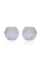 Monse X Morgenthal Frederics Tori Color-blocked Titanium Sunglasses