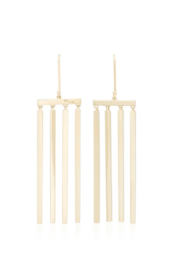 Established Multi Stick 18k Gold Earrings