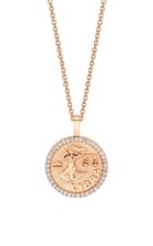 Moda Operandi Anita Ko 18k Gold Libra Zodiac Necklace Size: Rose Gold