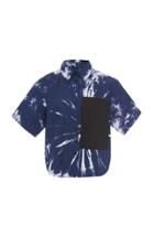 Proenza Schouler Tie Dye Poplin Button Down