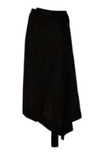 Moda Operandi Petar Petrov Roxane Asymmetric Belted Silk-blend Skirt Size: 32