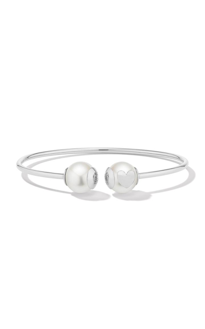 Moda Operandi W.rosado 18k White Gold Pearl Id Bracelet