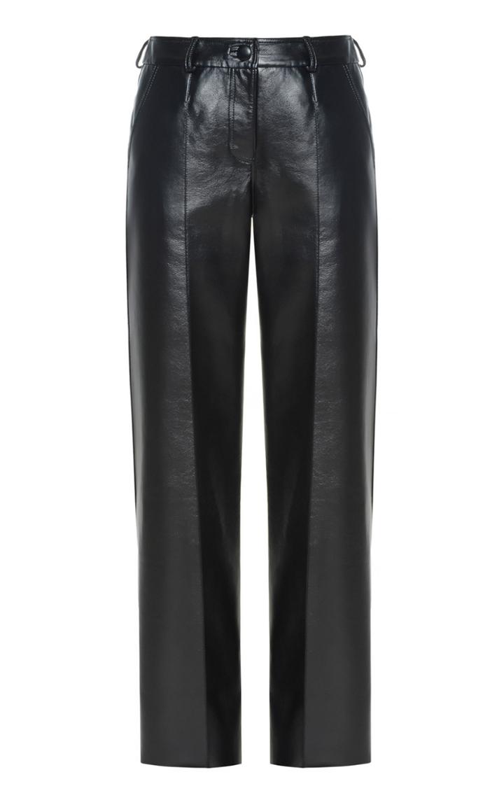 Moda Operandi Matriel Faux Leather Top Stitch Pant