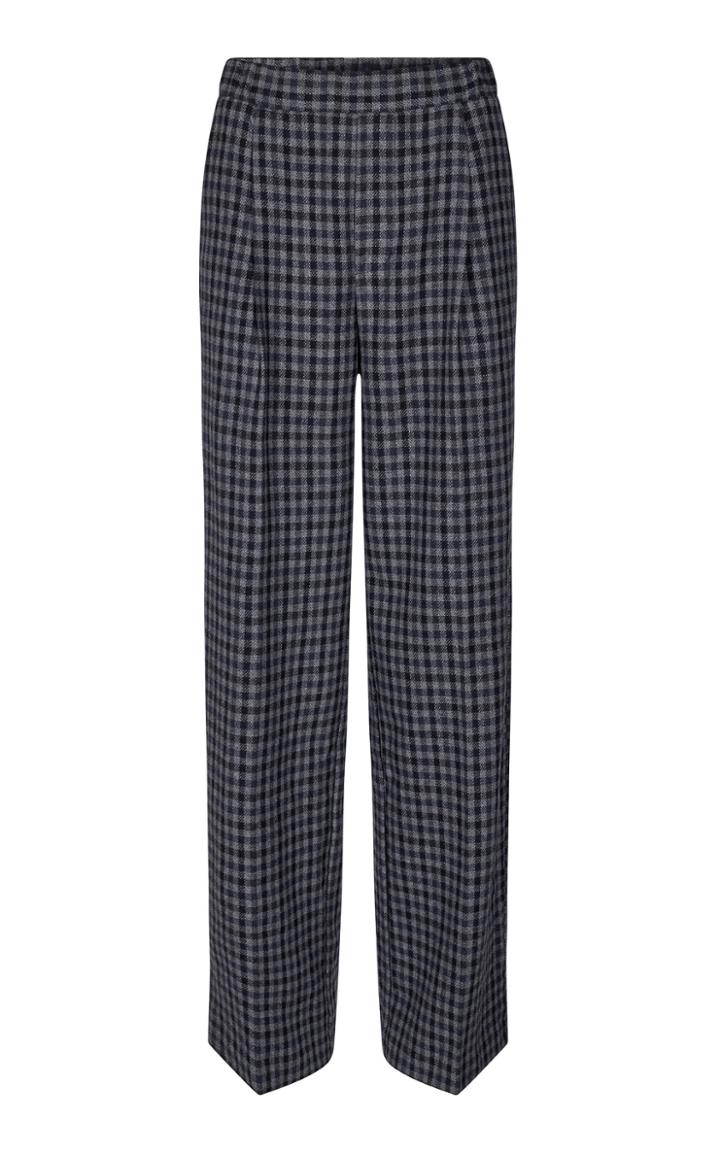 Moda Operandi Remain Duchesse Checked Wool-blend Pants