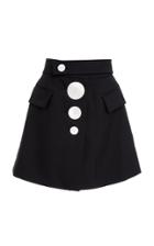 Acler Lynne Asymmetrical Cady Mini Skirt