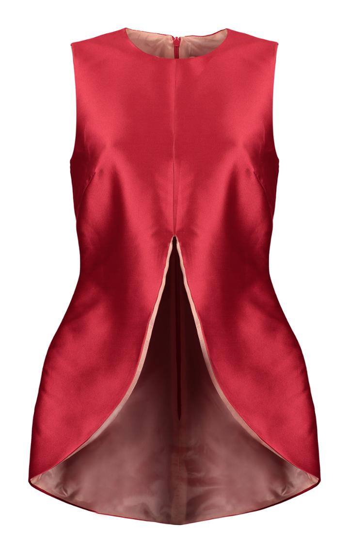 Merchant Archive Curved Hem Top