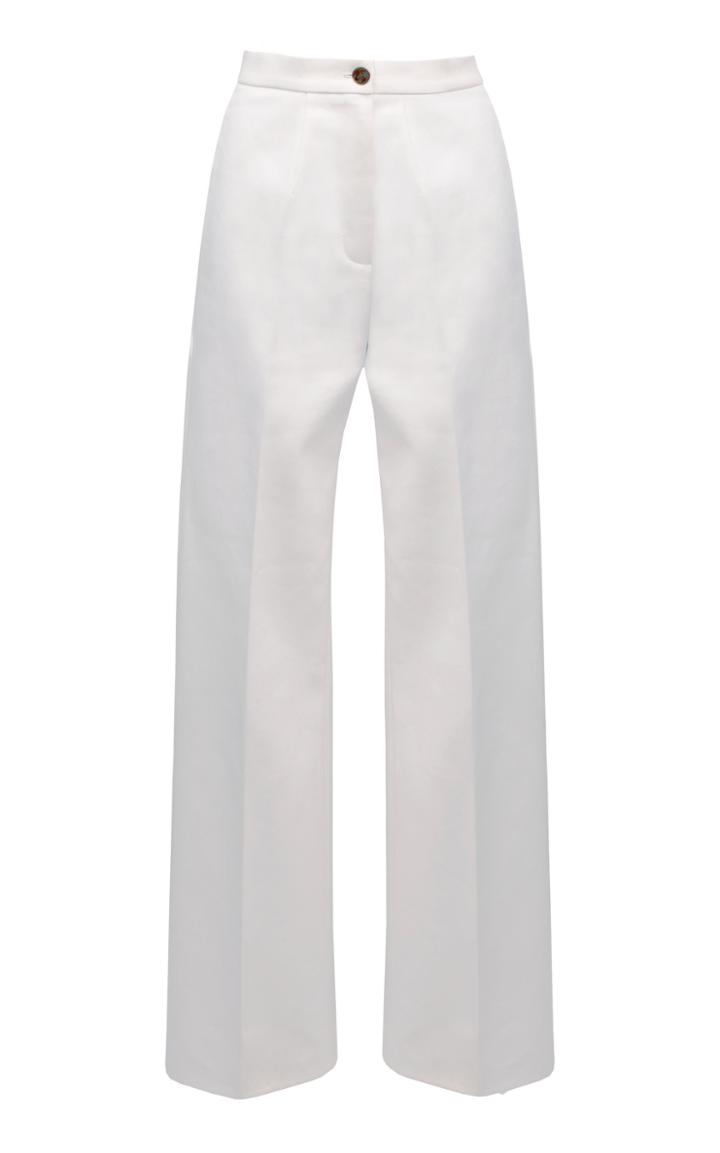 Moda Operandi Lake Studio Cotton Straight-leg Pants Size: 38