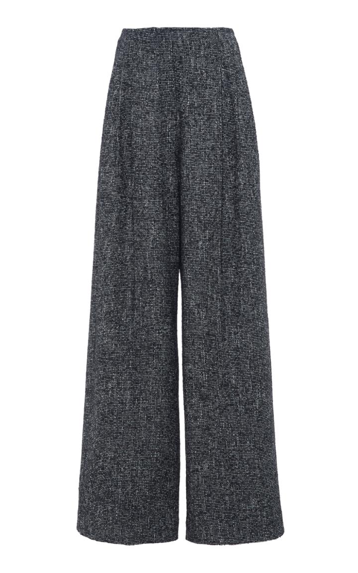 Moda Operandi Agnona Tweed Wide-leg Pants