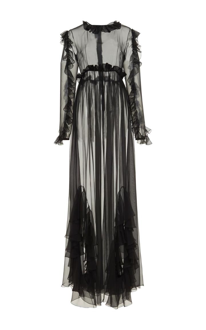 Francesco Scognamiglio Ruffled Maxi Dress