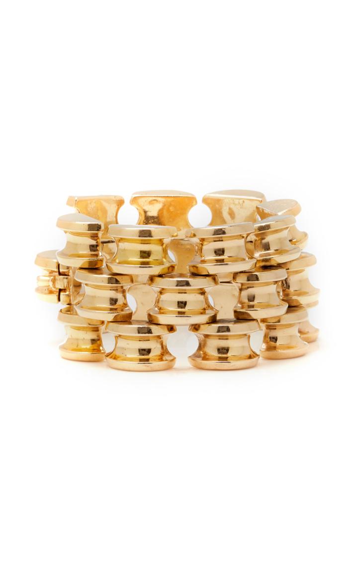 Moda Operandi Tiina Smith Vintage Tiffany & Co Retro 14k Yellow Gold Bracelet