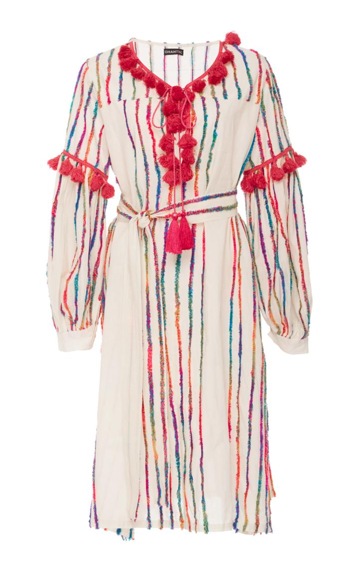 Chantik Fringe Stripe Dress