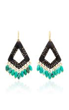 Ashley Pittman Mashua Dark Horn Earring