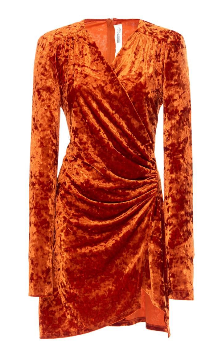 Off-white C/o Virgil Abloh Velvet Wrap Dress