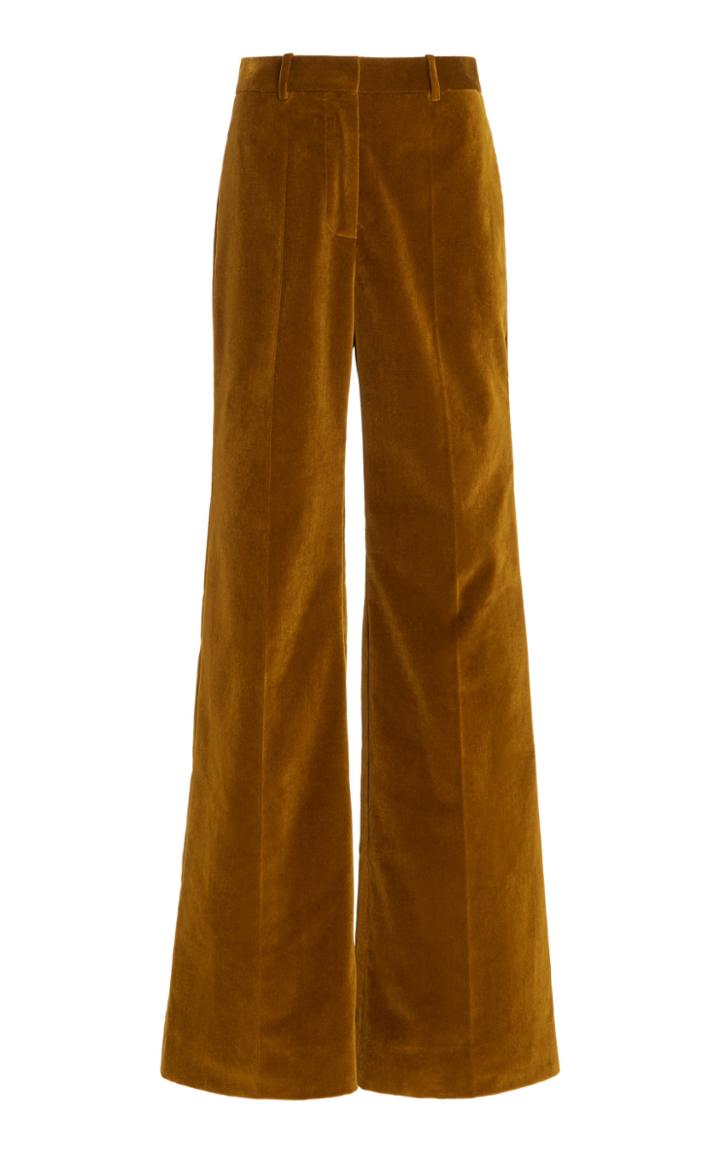 Victoria Beckham Velvet Wide-leg Trouser