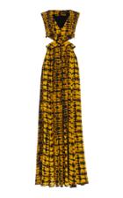 Proenza Schouler Cutout Tie-dye Jersey Maxi Dress
