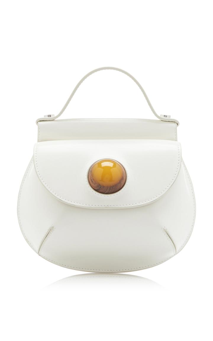 Marni Embellished Leather Top Handle Bag