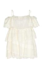 Dice Kayek Cotton Draped Mini Dress