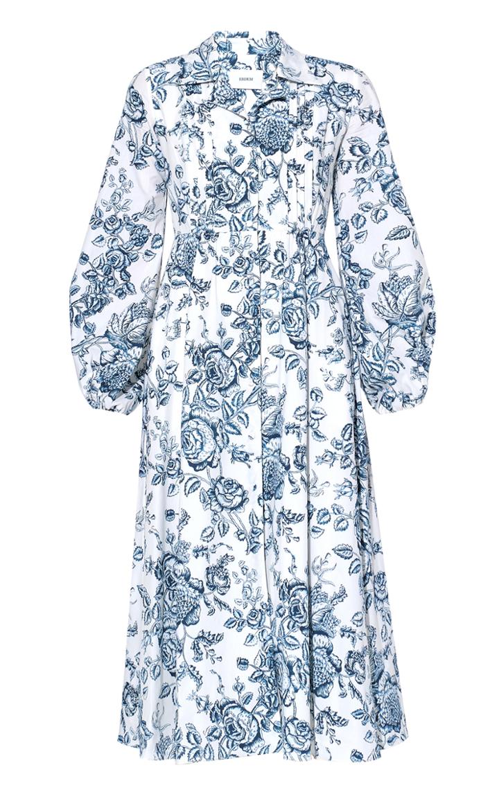 Moda Operandi Erdem Kendrick Printed Cotton Dress