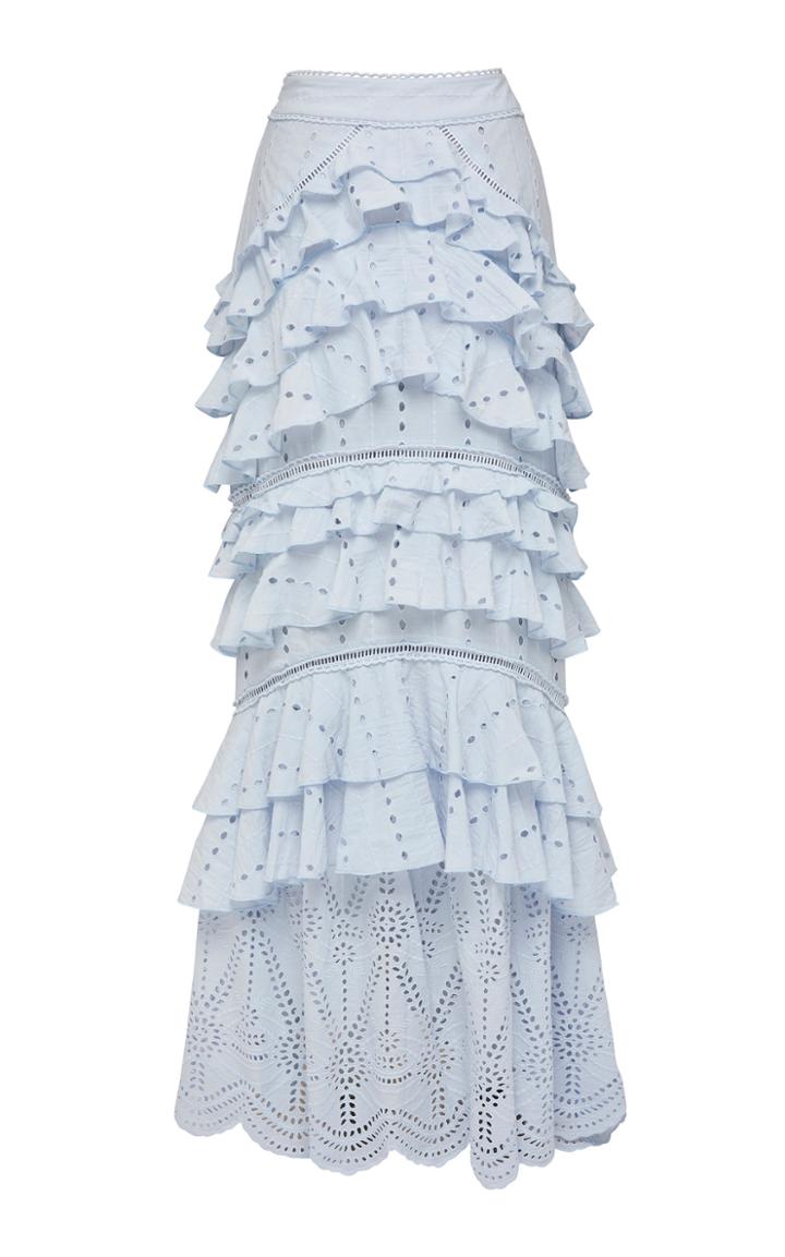 Moda Operandi We Are Kindred Lola Ruffled Maxi Skirt Size: 6