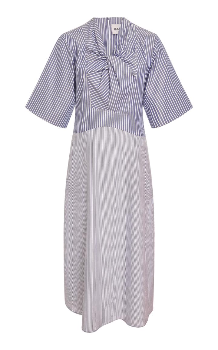 Carven Bow-embellished Cotton Dress