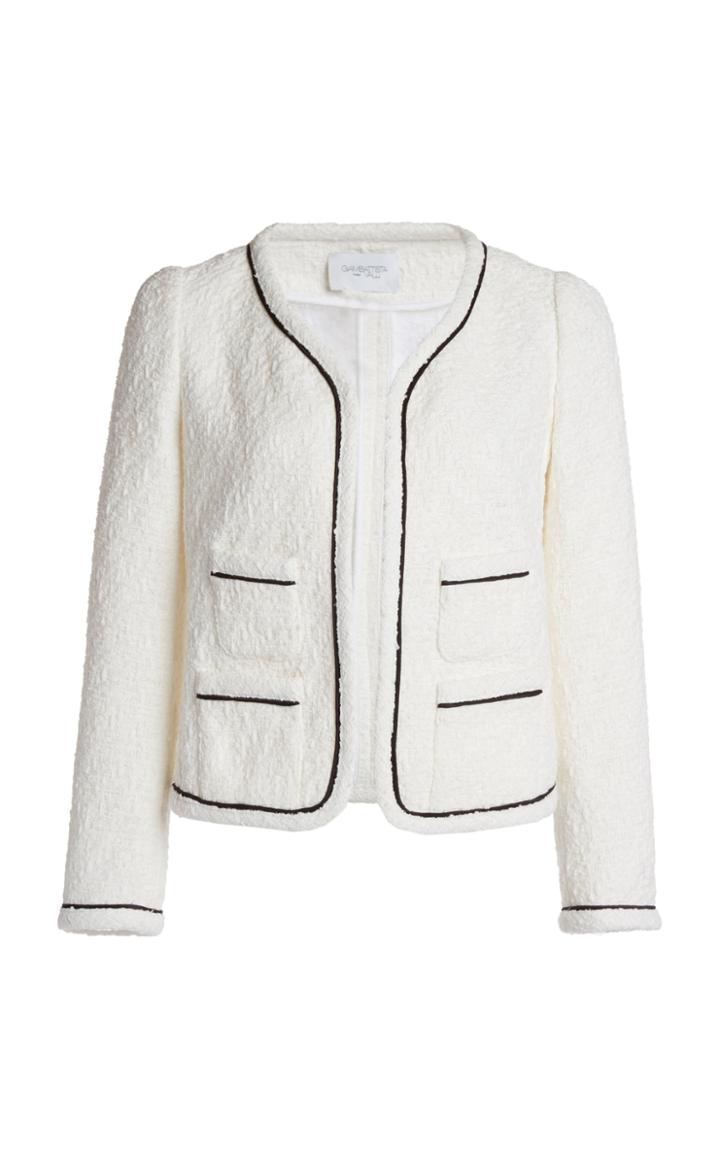 Moda Operandi Giambattista Valli Boucle Trimmed Jacket