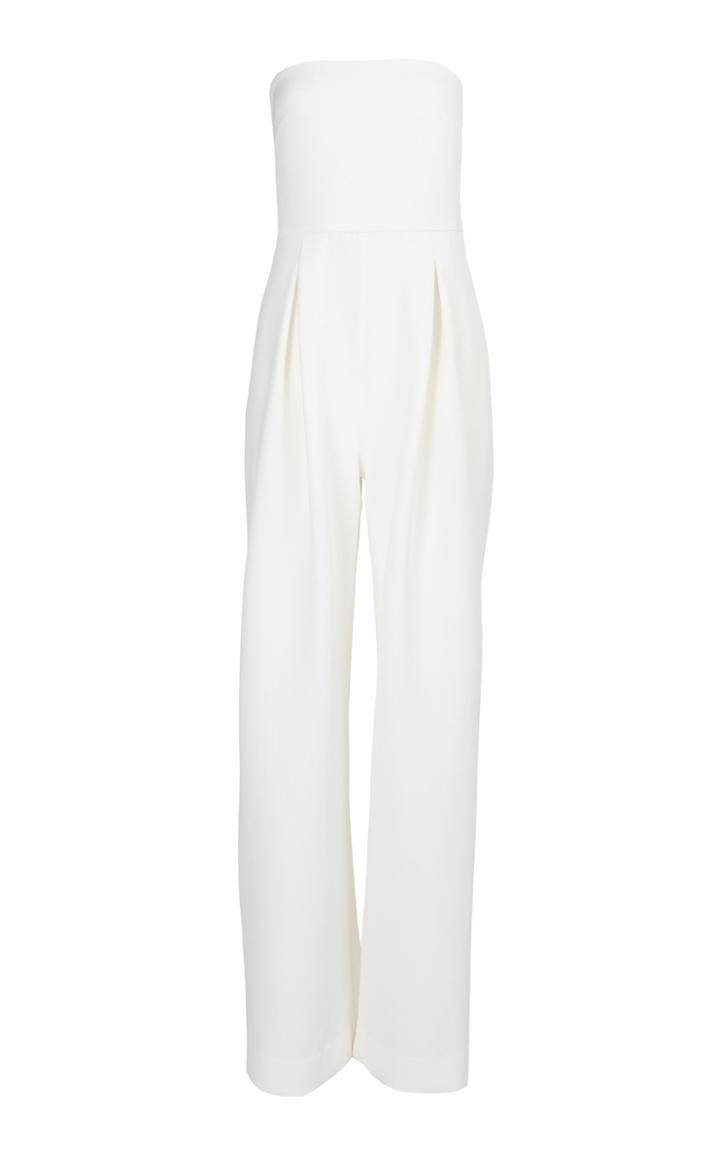 Moda Operandi Lein Pleated Crepe Jumpsuit