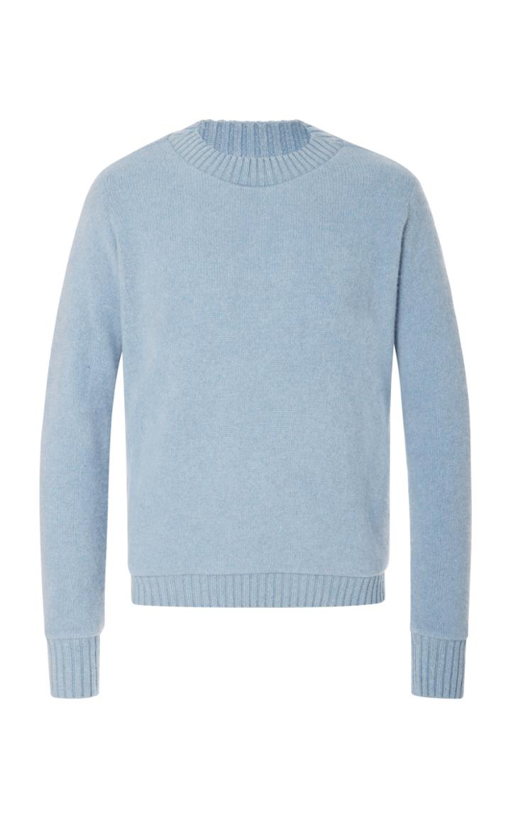 The Elder Statesman M'o Exclusive Crew Neck Cashmere Sweater