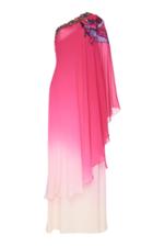 Dundas One Shoulder Ombre Gown