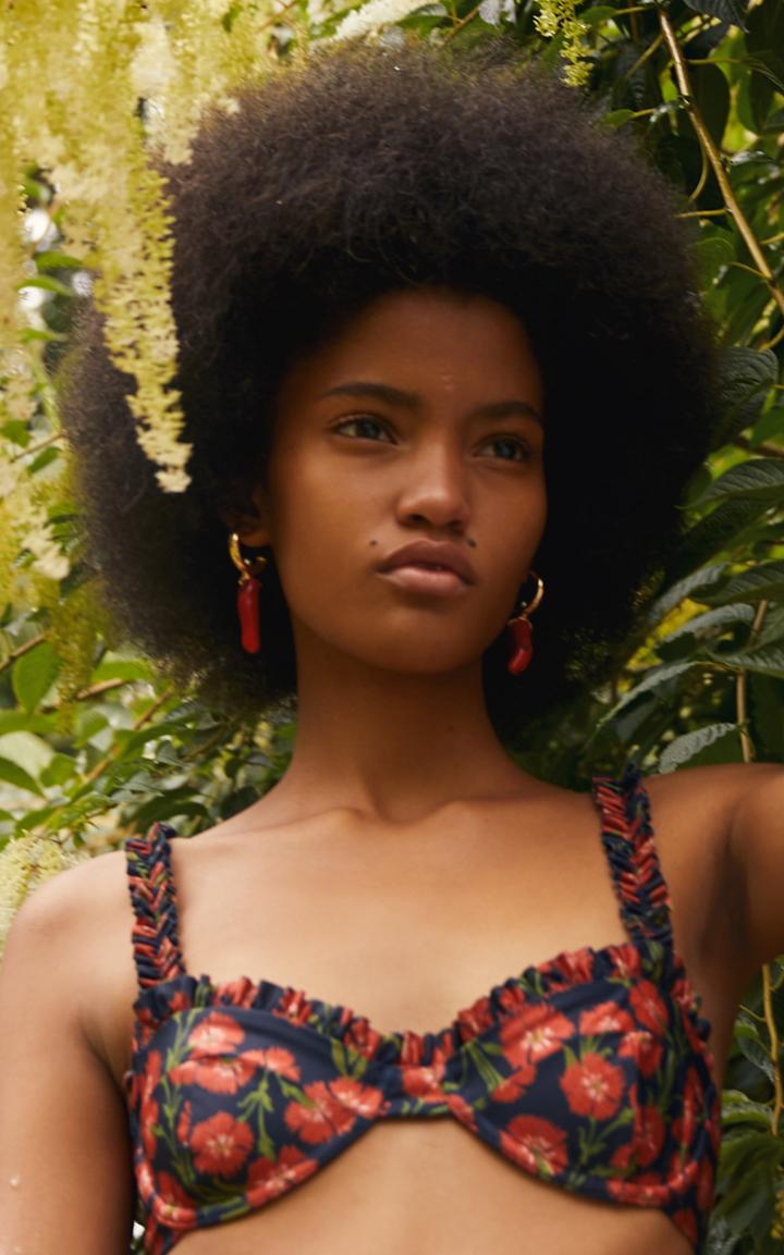 Moda Operandi Beck Jewels X Agua By Agua Bendita Corallo 14k Gold-filled Hoops