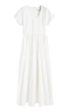 Moda Operandi Brock Collection Sandra Cotton-linen Pintucked Dress