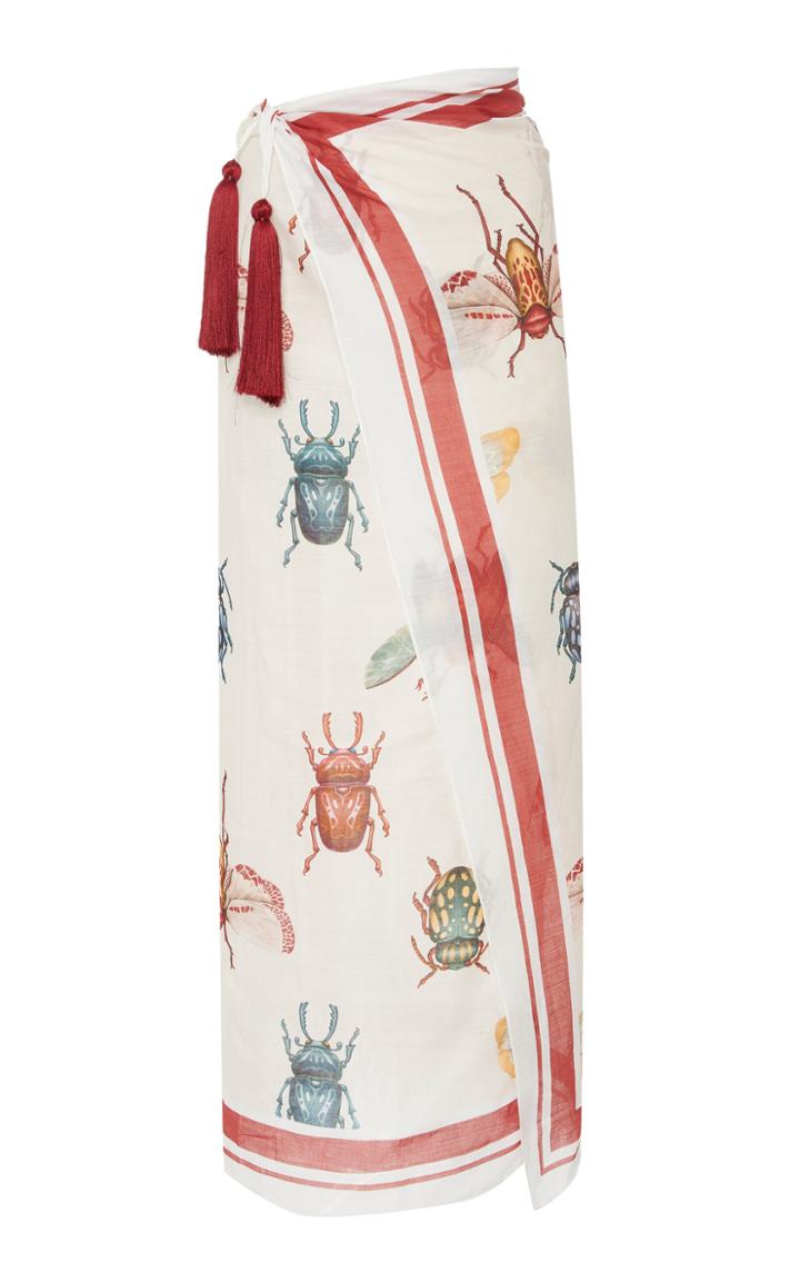 Johanna Ortiz Playa De Scopello Printed Cotton Sarong