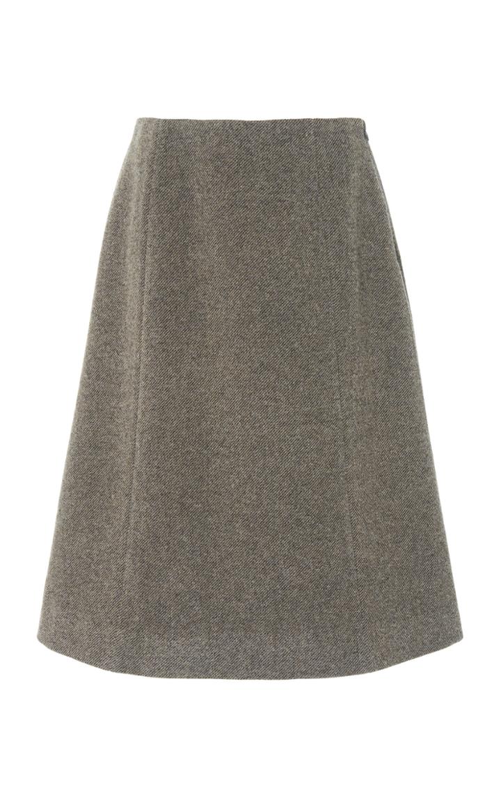 Maison Margiela A-line Wool Skirt
