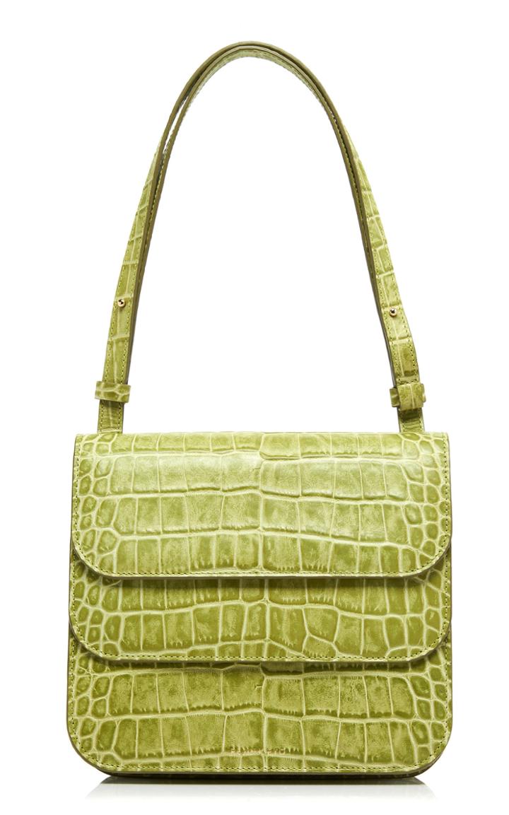 Rejina Pyo Ana Croc Embossed Leather Bag