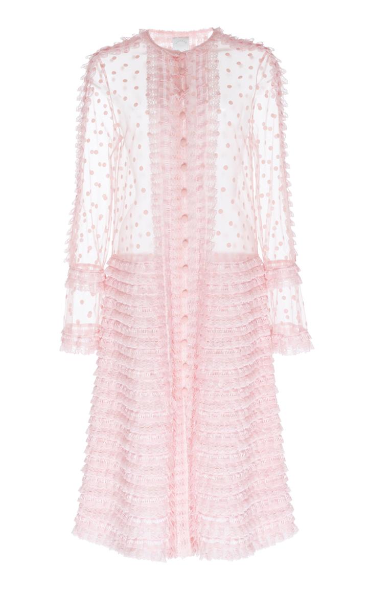 Huishan Zhang Annabel Lace And Tulle Dress