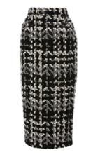 Anna Sui Chunky Tweed Skirt
