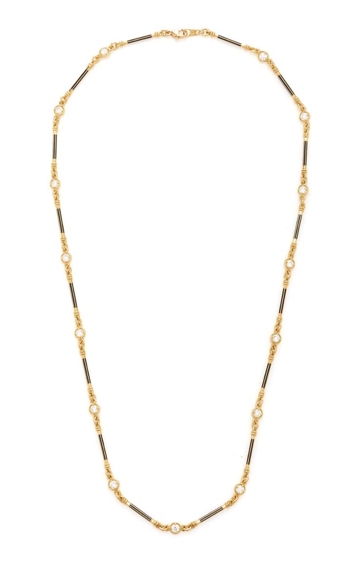 Moda Operandi Mcteigue & Mcclelland Diamond Column Link Necklace