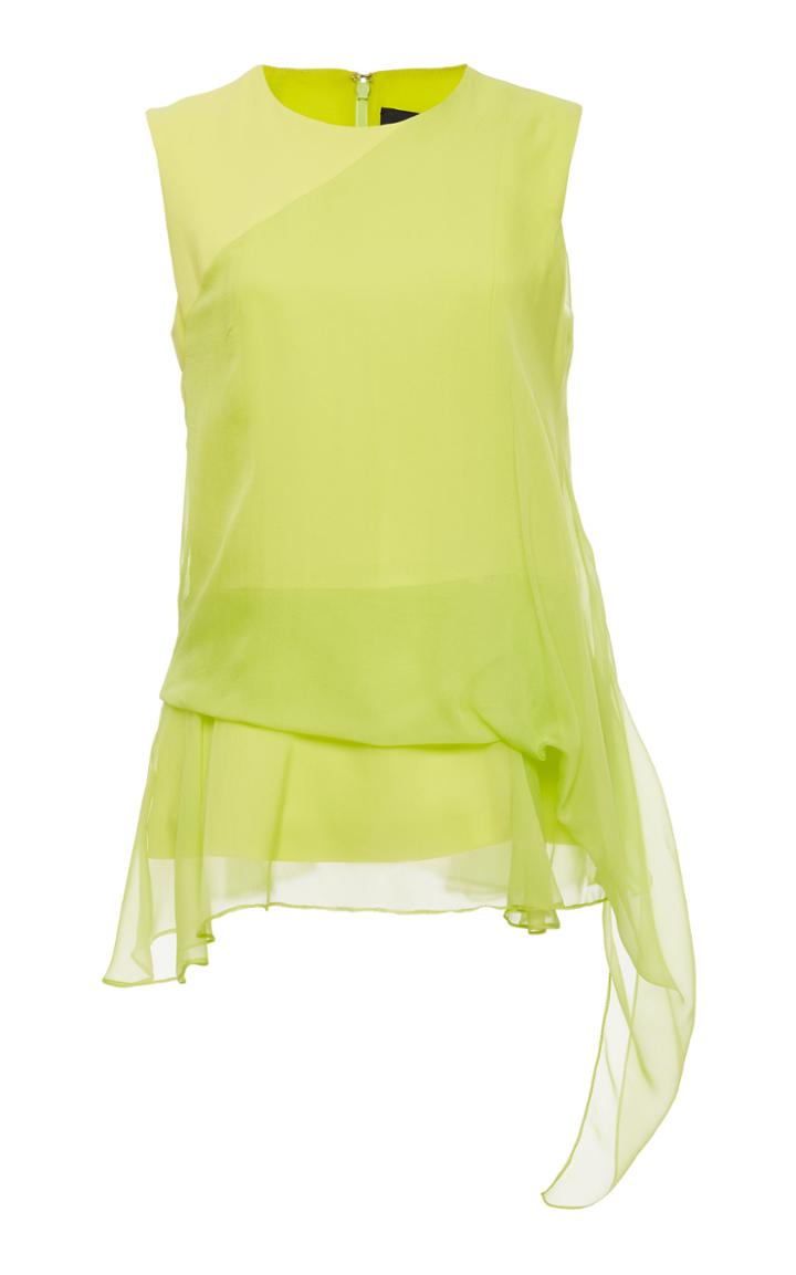 Jeffrey Dodd Asymmetric Flounce Top