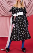 Giuseppe Di Morabito Floral Double Breasted Trench Coat
