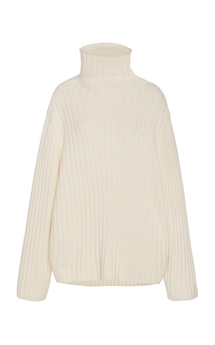Toteme Cannes Wool-blend Knit Turtleneck Sweater