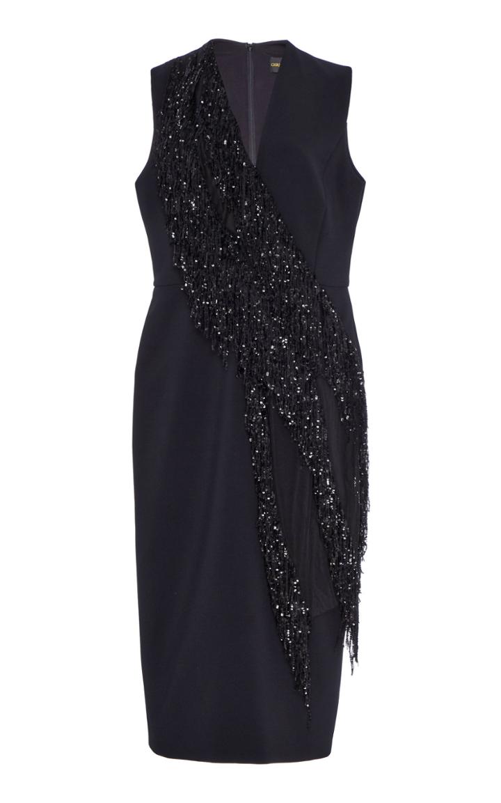 Moda Operandi Christian Siriano Sleeveless Sequined Jersey Dress Size: 0
