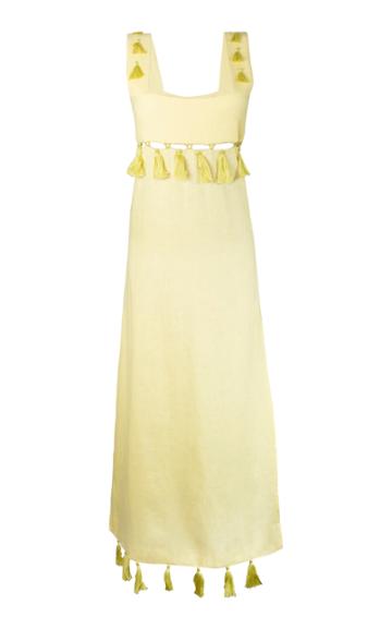 Moda Operandi Leal Daccarett Sandstone Linen Dress