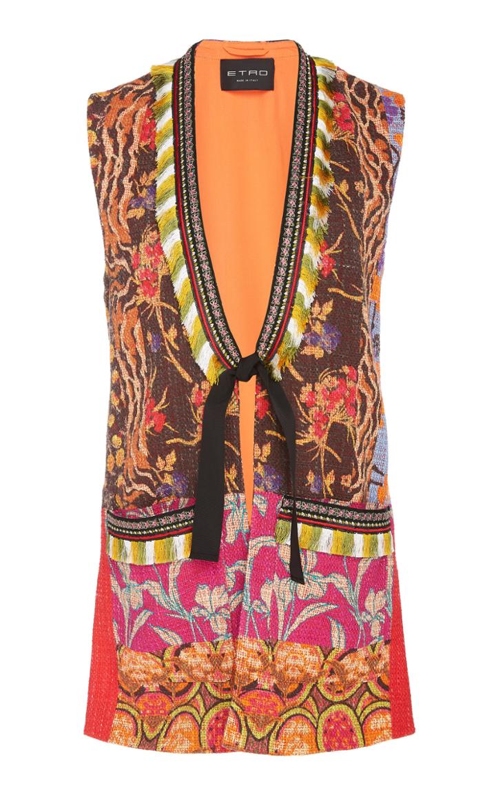 Etro Devon Cotton-blend Jacquard Vest